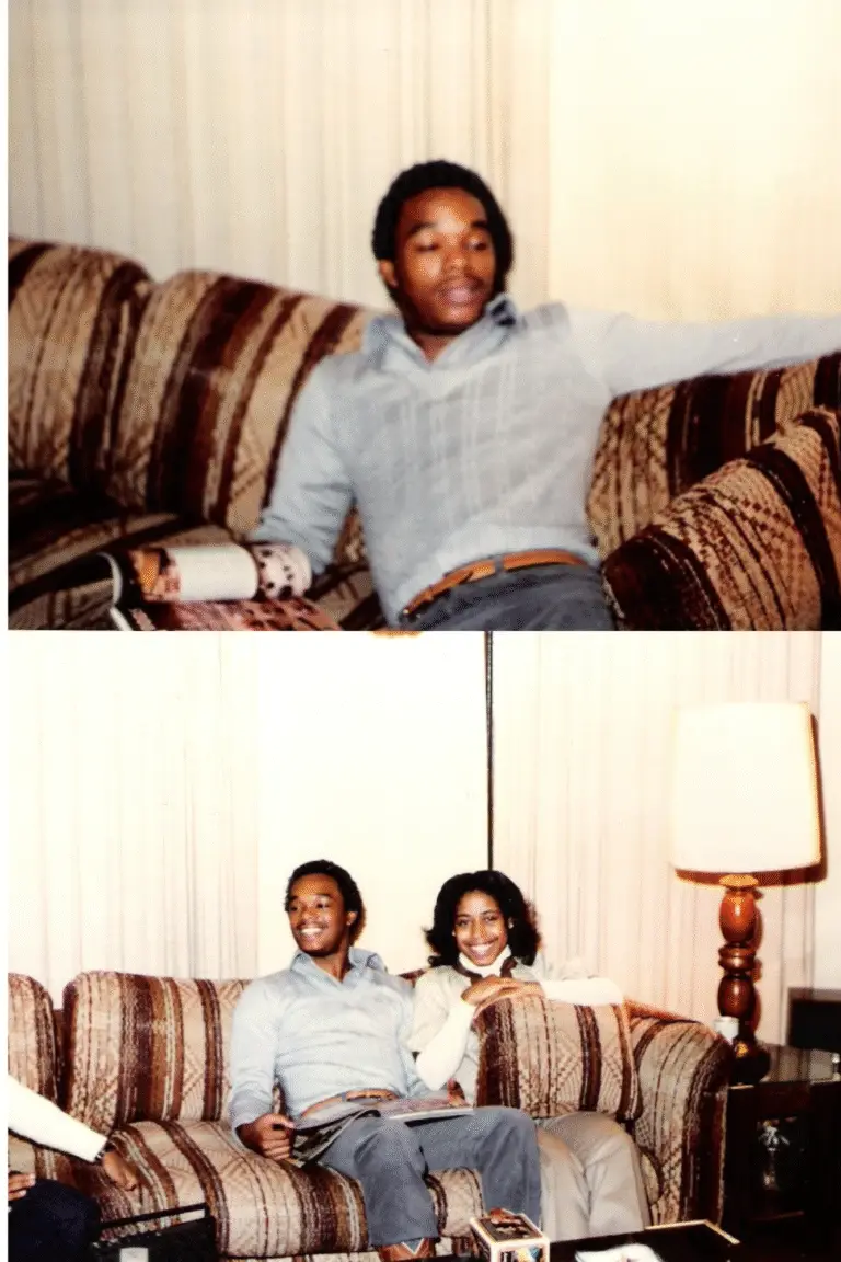 Dad and Mom - Christmas 1981